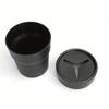 1PC Black Car Mini Pen Holder Box Coin Boxes Mount Trash Bin Auto Holders Cup Mounts Car Auto Multifunctional Accessories