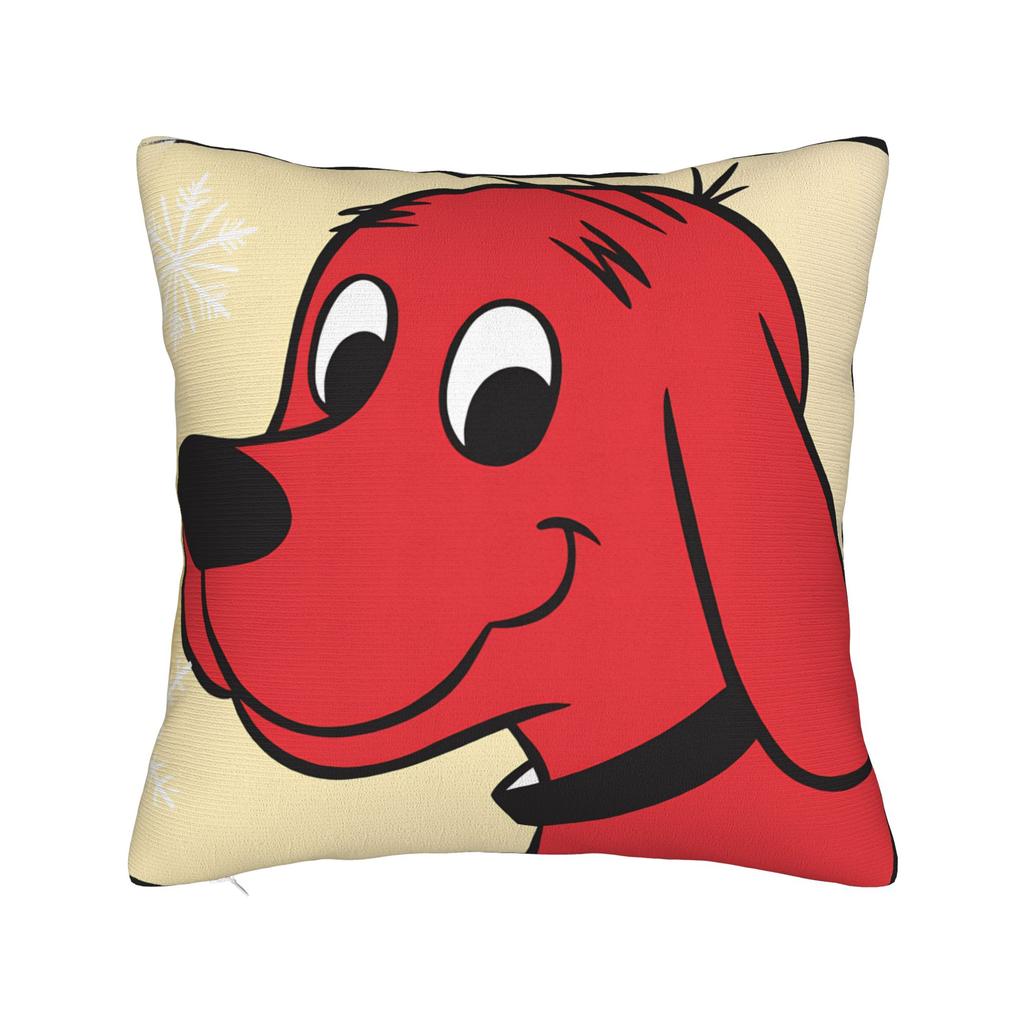 C-Clifford the Big Red Dog Pillow Case  Novelty Pillow Cover Soft Pillowcases For Chair Sofa Home Decor