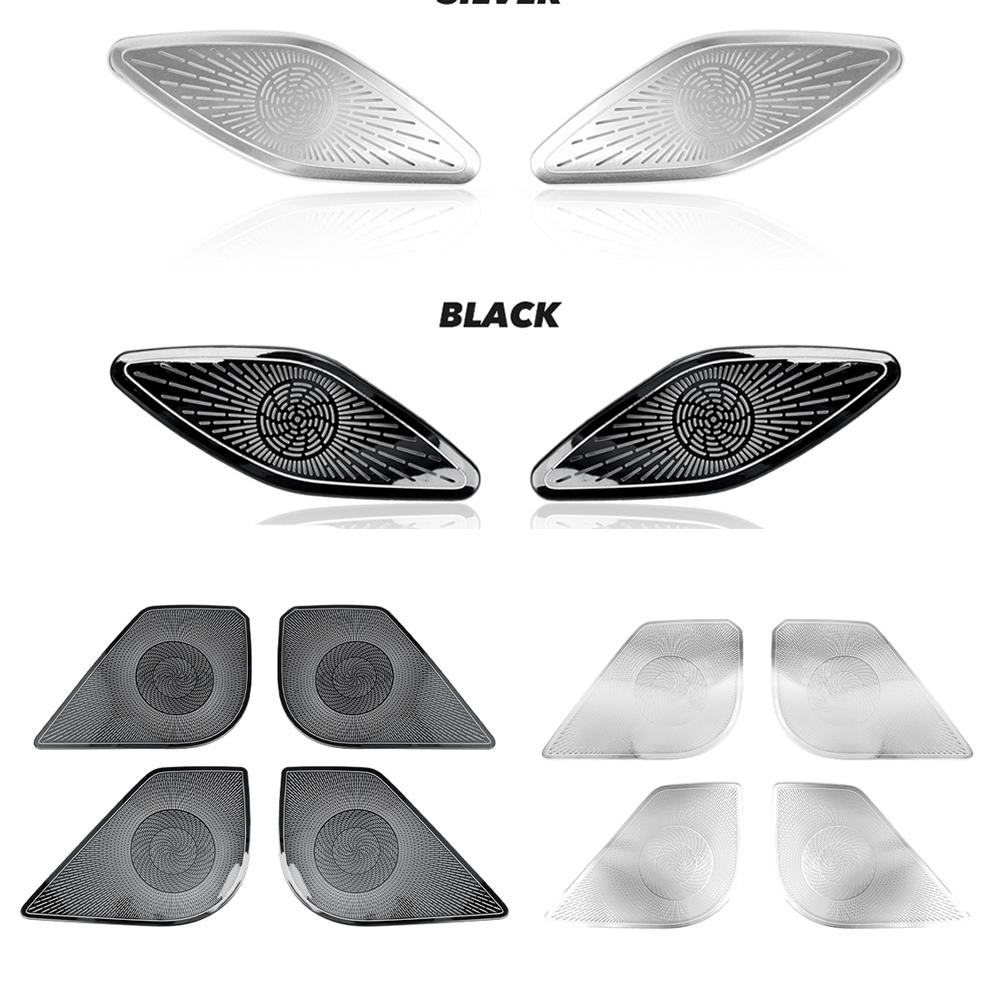 For Kia K4 2024-2026 Stainless Steel Material A Pillar Speaker Cover/Door Horn Cover Trim Interior Decor Car Styling Accessories