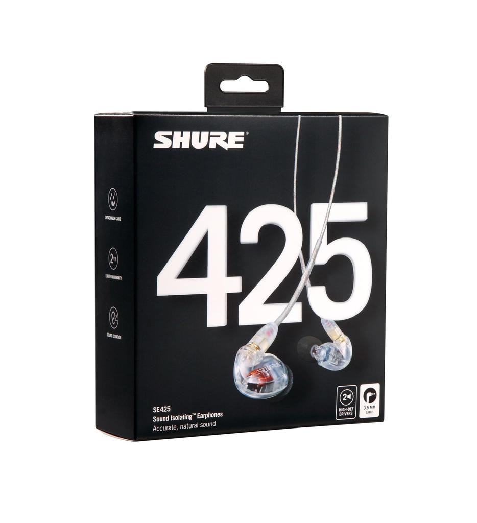 [Item]Shure SE425-CL Dual High-Definition MicroDriver Earphone with Detachable Cable (Clear)