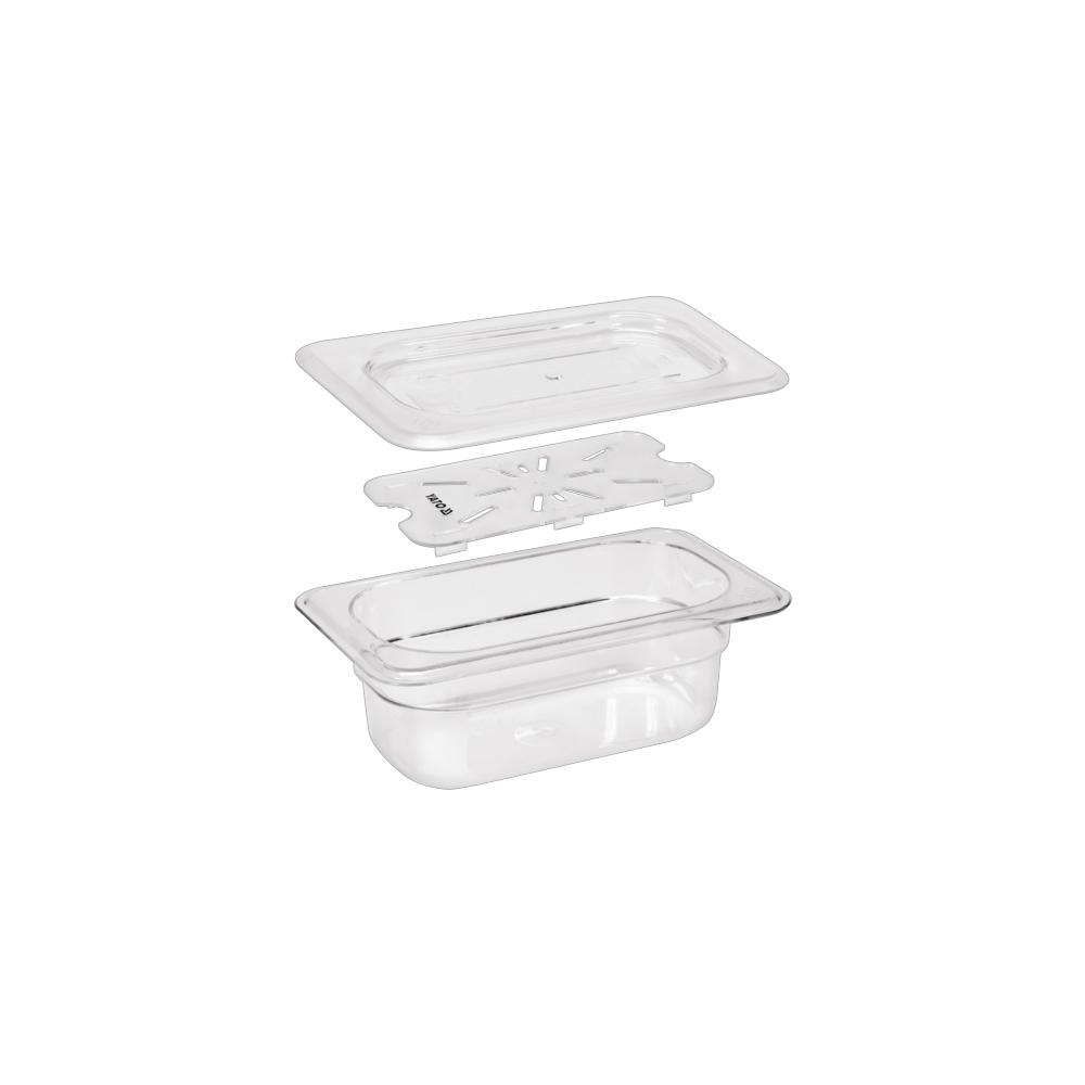 Pokrywka do pojemnika gastronomicznego - GN 1/1 - poliwęglan - YG-00434