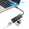 Многофункциональный док-станция Plug Play USB Type-C Быстрая передача TF/SD-карты 5 в 1 Разветвитель Кабельный Хаб