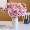 40cm Artificial Cherry Blossom Flower Silk Peach Flowers Fake Plants Arrangement for DIY Garden Home Wedding Party Decor Pink