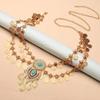 Double-Layer Waist Belt Tassel Body Chain Jewel Accessory Belly Dance Waist Chain  Festivals