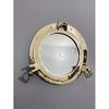 12" Brass Porthole Mirror | Wall Mirror | Nautical Ship Decor Porthole In Shinny Brass Finish