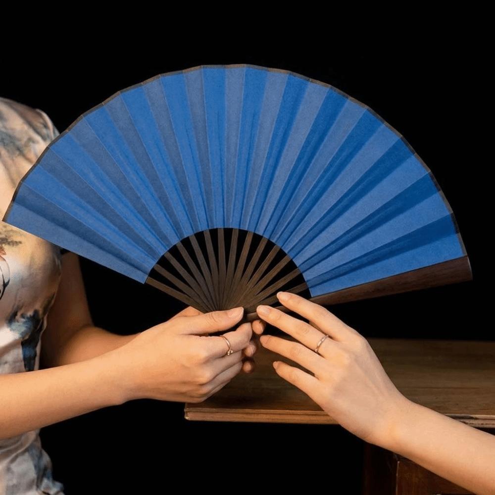 Handwritten Calligraphy Bamboo Folding Fan Antique Style Hand Fan Dance Fan Calligraphy Painting