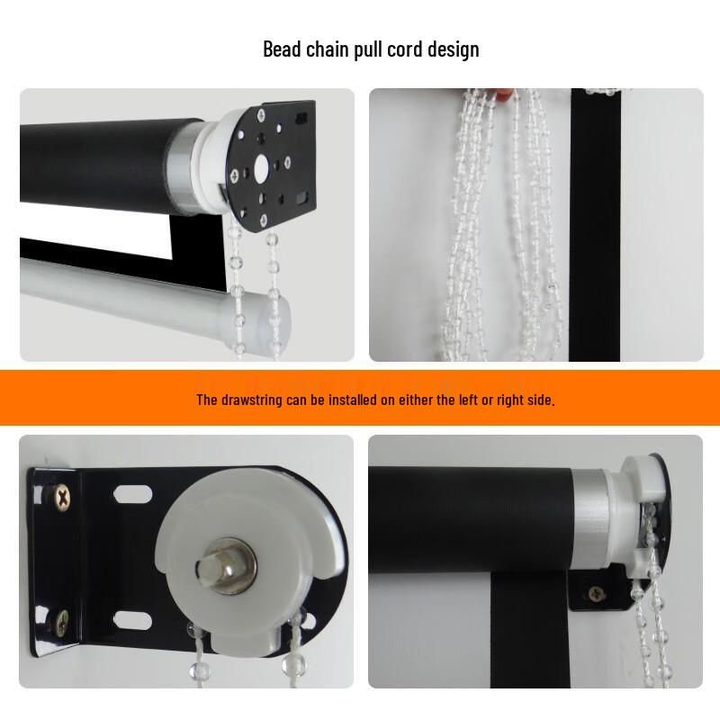 Laicai 150-inch HD Manual Pull-Down Projection Screen