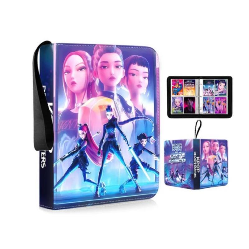 Kpop Demon Hunter Girl Group Card Album, Loose-leaf Album, Lumi Card Collection Storage Album, Capable of Holding 50 Cards