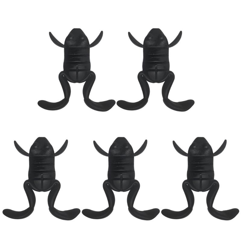 5 шт. Приманки-лягушки Мягкая искусственная плавающая приманка Имитация лягушек Приманки Поверхностные плавающие приманки Простые в использовании