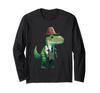 Dapper Dinosaur In a Suit and Hat Long Sleeve T-Shirt