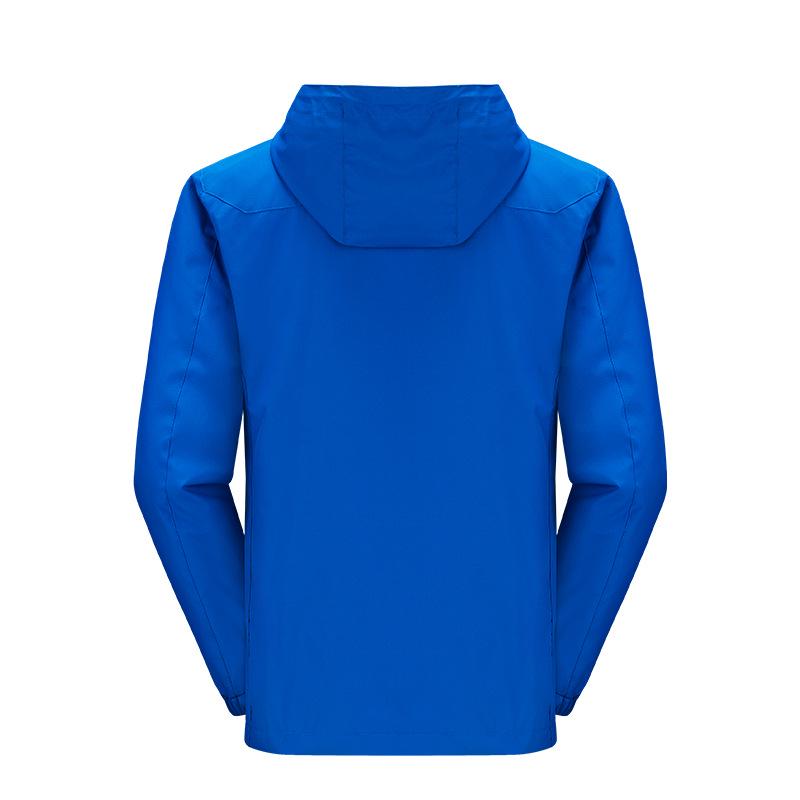 Men's Windproof Waterproof Spring/Autumn Jacket, Customizable Logo, Team Uniform