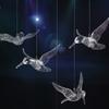 10PC Creative Acrylic Hummingbird Wedding Transparent Crystal Bird Decoration Pendant Wedding Party Room Christmas Decoration