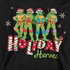Teenage Mutant Ninja Turtles Unisex Adult Holiday Heroes Christmas Sweatshirt