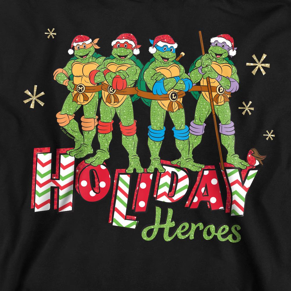 Teenage Mutant Ninja Turtles Unisex Adult Holiday Heroes Christmas Sweatshirt