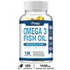 Pslalae - Omega-3 Deep Sea Fish Oil Softgels - 1440 mg EPA & DHA - Heart and Brain Health