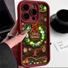 N112 Веселый рождественский дизайн Мягкие чехлы для телефонов Angel Eyes для Samsung S23 S24 Ultra S21 FE A54 A34 A13 A14 A06 A24 Realme 12 Vivo OPPO Противоударный чехол