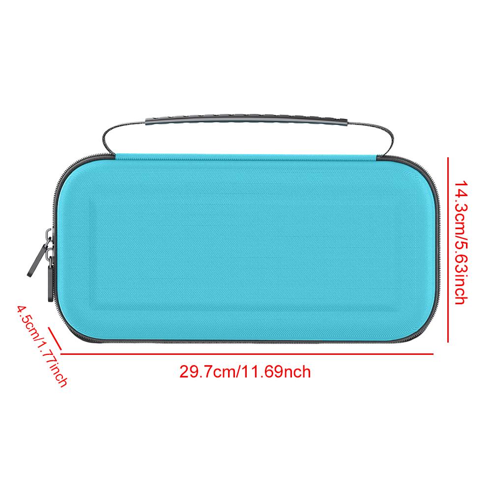 Портативная сумка для хранения для Nintendo Switch 2 Водонепроницаемый чехол Жесткий чехол для консоли NS 2 Чехол для переноски с 12 слотами для игровых картриджей