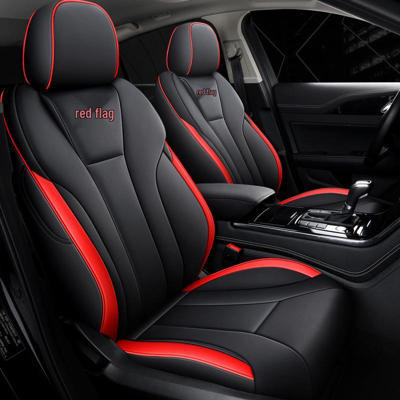 Durable Leather All-Season Full-Surround Seat Covers for Hongqi H5 - 5-Seater