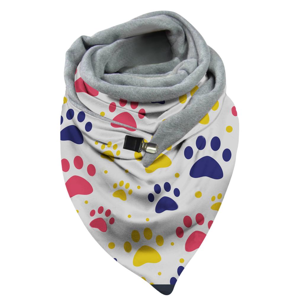 Women Butterfly Printing Scarf Fashion Multi-Purpose Shawl Scarf