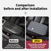BBKA9 Car Armrest Box Height Pad Universal Leather Armrest Cushion For BMW M E30 E39 E46 E90 E93 E60 F10 M5 M6 M7 X4 X5 X1 accessories