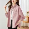 Pure Cotton Women's Shirt Women's Long-sleeved Spring Clothes New Commuter Temperament Top Design Sense Shirt