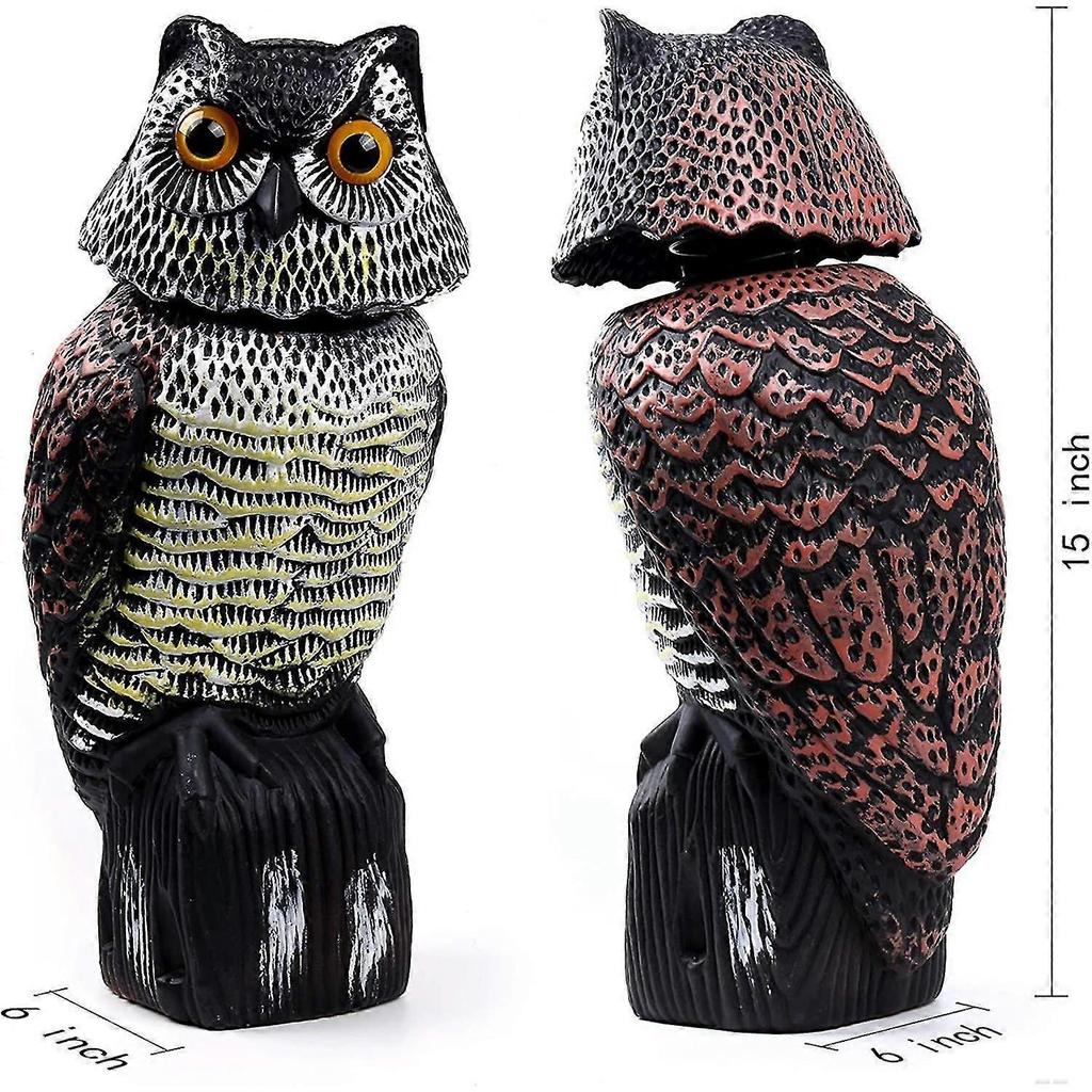 Pigeon Repeller - Reflective Owl Shaped Bird Repeller, Bird Repeller - Repel Crow Pigeons and More!