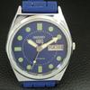 ВИНТАЖНЫЕ ОТРЕМОНТИРОВАННЫЕ МУЖСКИЕ АВТОМАТИЧЕСКИЕ ЧАСЫ SEIKO 5 6309A ЯПОНИЯ СИНЕГО ЦВЕТА ЦИФЕРБЛАТА a444477-1