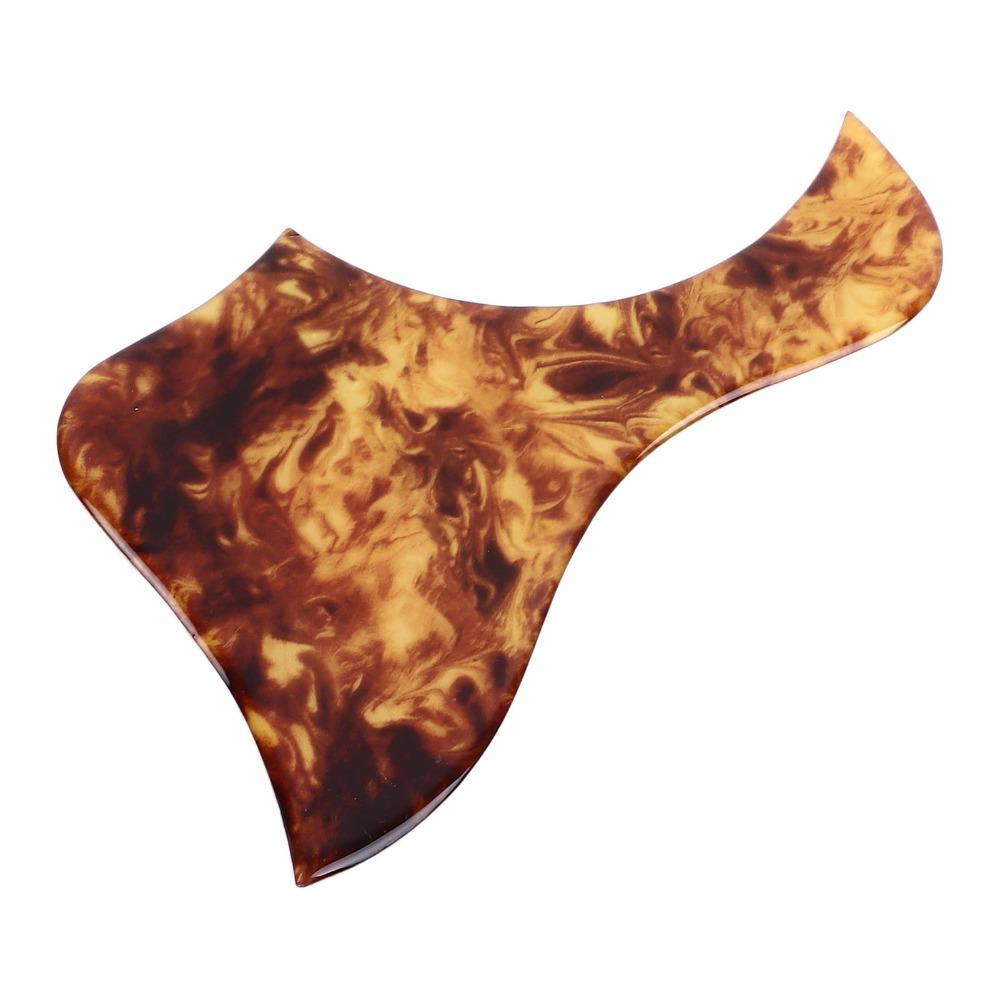 Self Adhesive Acoustic Guitar Pickguard Clear Amber Scratch Plate Guitar Pickguard Acoustic Guitar