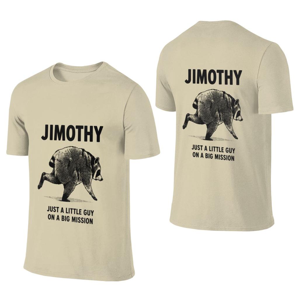 Just Little Jimothy Couple Style Reversible Tshirt Street Vibe Reinforced Collar Unisexs Tshirts