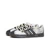 adidas Нескользящие Устойчивые к истиранию Низкие Кеды для Скейтборда Унисекс Черно-Белые HQ1802(Команда800-)