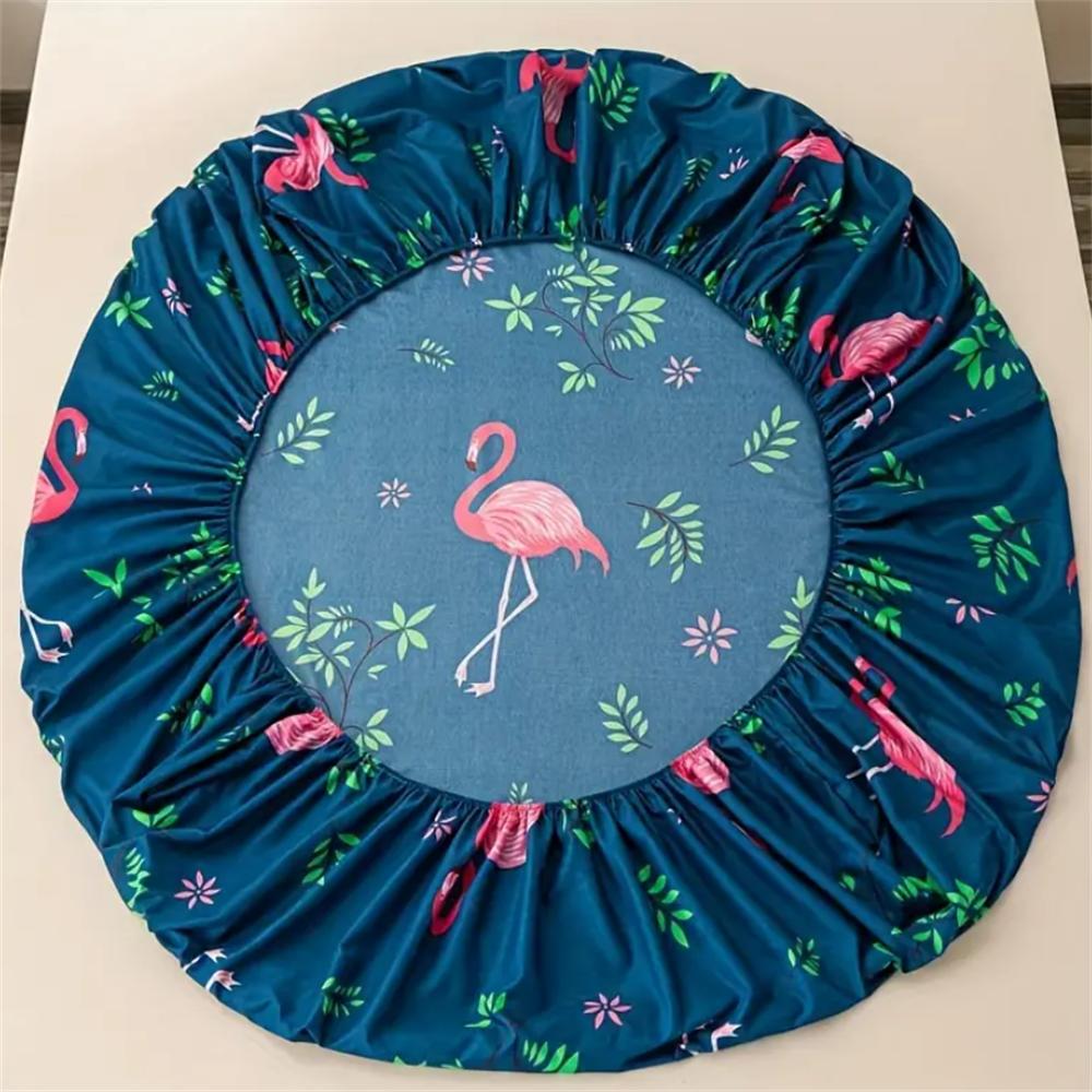 Набор простыней на резинке «Мягкий комфорт Фламинго» из 3 предметов - Дышащее постельное белье, протектор для матраса для спальни, гостевой комнаты - Гипоаллергенный