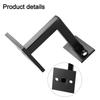 For Commercial Buildings Hand Rail Support Black Handrail Bracket Home Decoration 2.6 Inches In Height Easy Installation