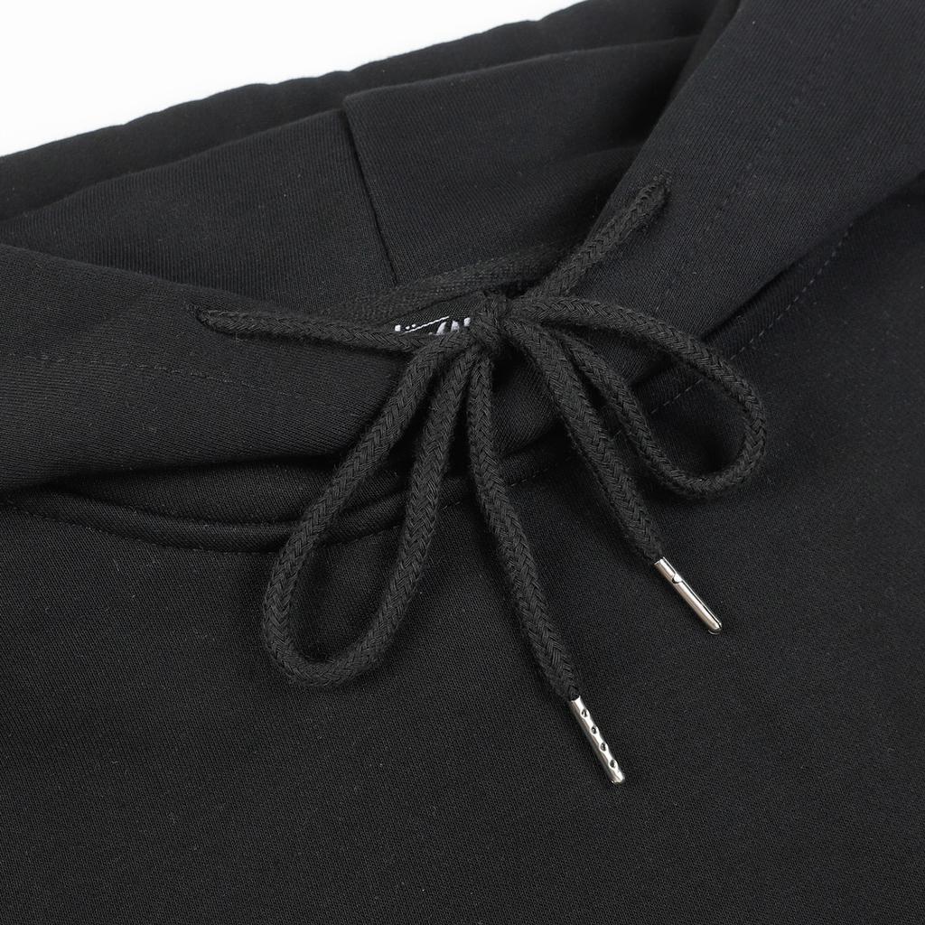 Stussy 2025 Новая весна и осень свободная толстовка большого размера с тонкими принтами черного цвета с 8 узорами из хлопка с капюшоном для пары