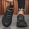 Мода 2025 Новые Роскошные Мужские Кроссовки Мужская Удобная Уличная Обувь Высокое Качество Все-сочетаемая Деловая Обувь Кожаная Модная Обувь для Ходьбы