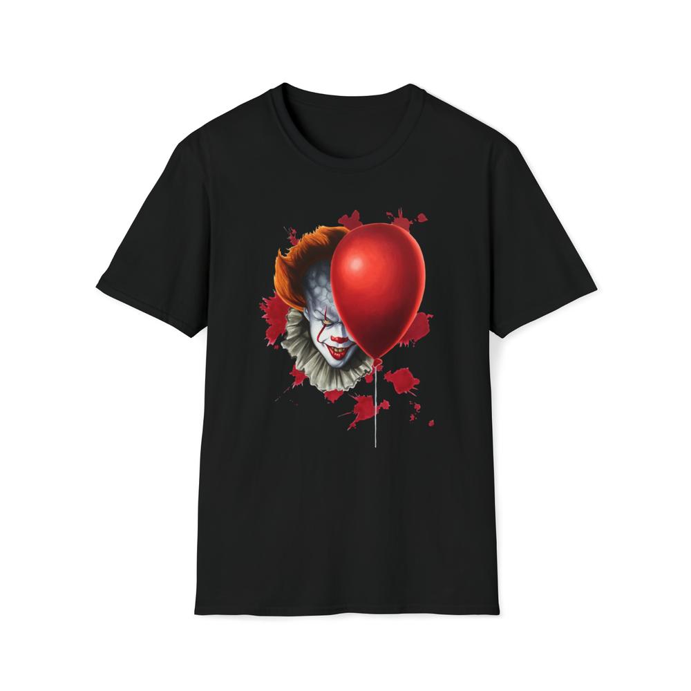 Pennywise Tshirt Horror Movie Tshirt It Clown Graphic Tee Halloween Tshirt
