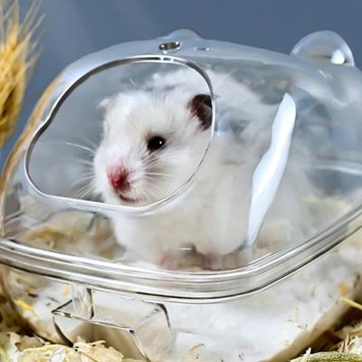 Пластиковый прозрачный песочный контейнер для ванной комнаты с песком для хомяка, туалетная ванна для хомяка, шиншиллы