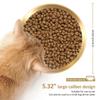 4 Pcs Food Stainless Steel Round Shape Dog Cat feeder Bowl Large Opening Shallow Dish Pet feeding & watering supplies