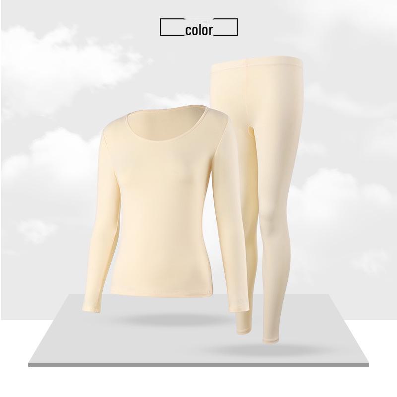 Комплект термобелья унисекс на осень и зиму - мужской и женский теплый тонкий отшлифованный костюм с технологией подогрева.