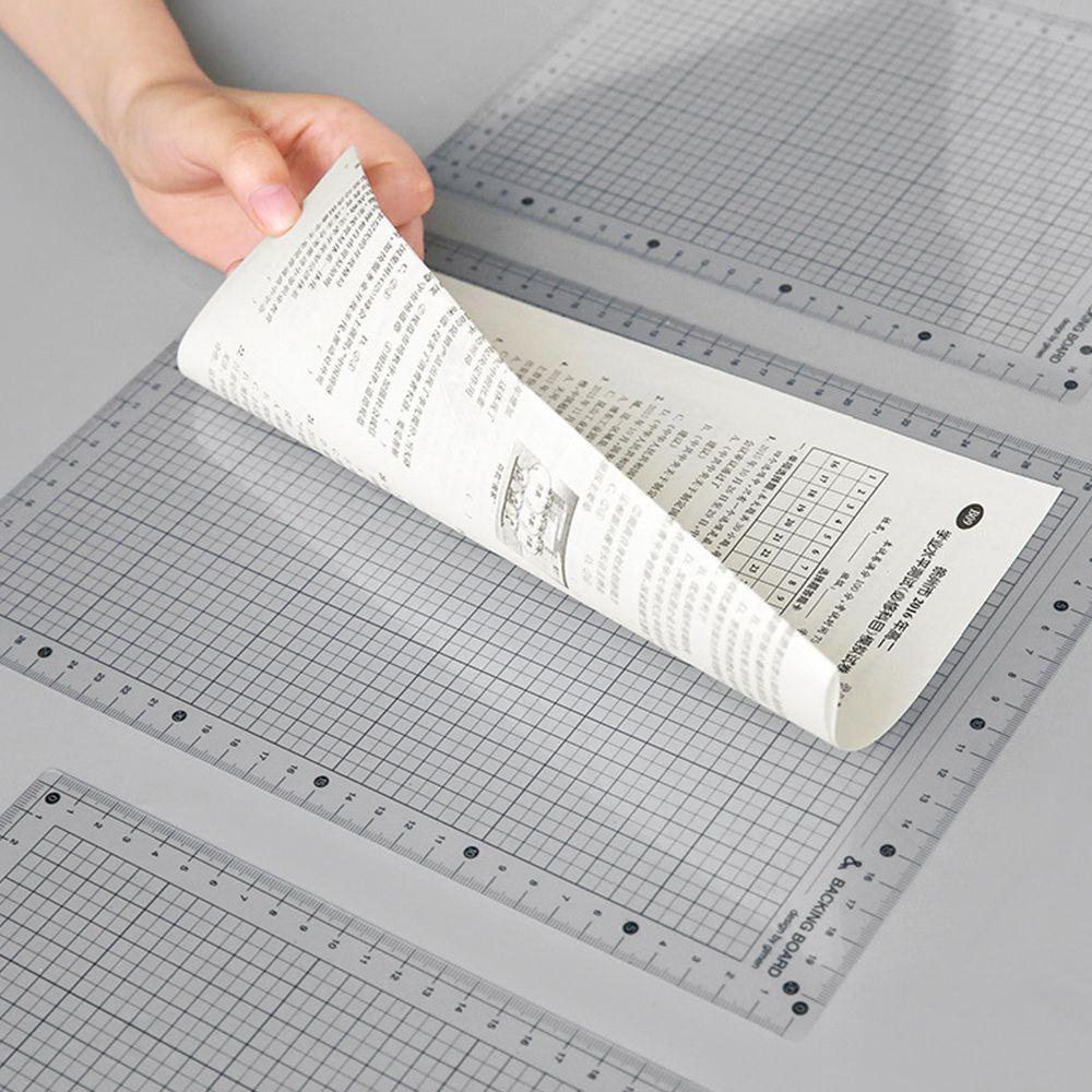 Plank Measuring Supplies Drafting Students Drawing Clipboard Cutting Mats Writing Pad Ruler Board