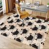 1PC Swans Lake Non-Slip Floor Carpet Compatible for Office&Living Room&Bedroom&Dining room - Flat- Soft & Pattern, Vibrant Colors-W272