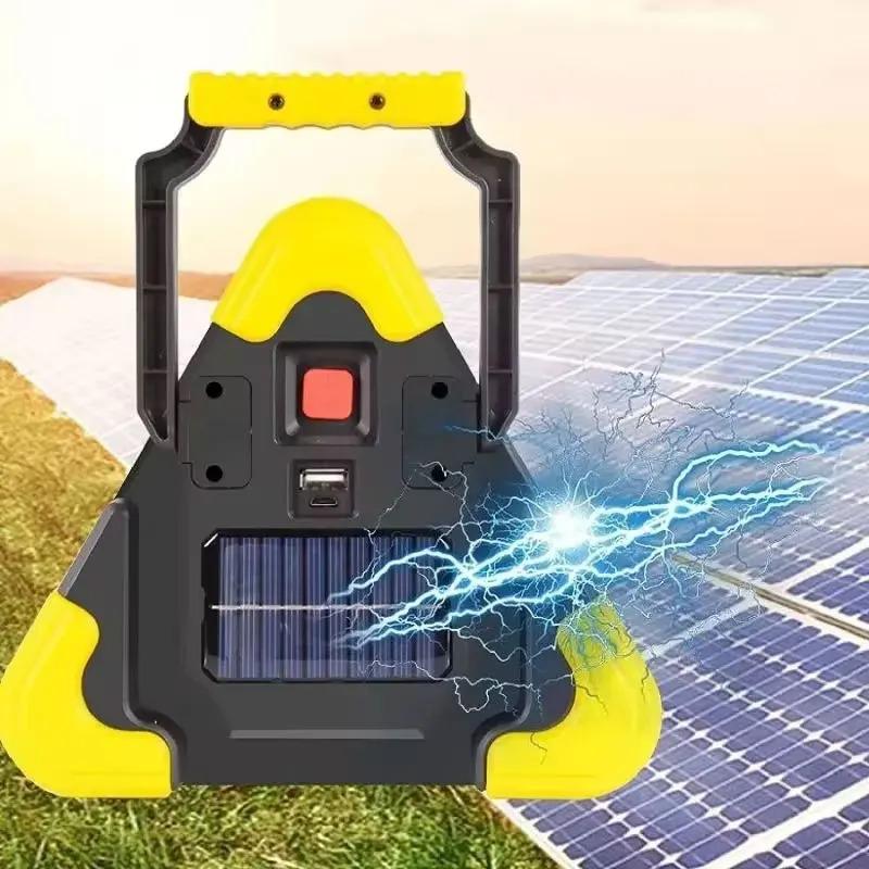 3 in 1 Solar Emergency Warning Triangle Light Portable Safety Breakdown Alarm Lamp for Camping Car Travel