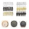 1 Set Clock Numbers Plate DIY Arabic Roman Numeral Mechanism Wall Clock for Replacement Repairing Clock Accessories