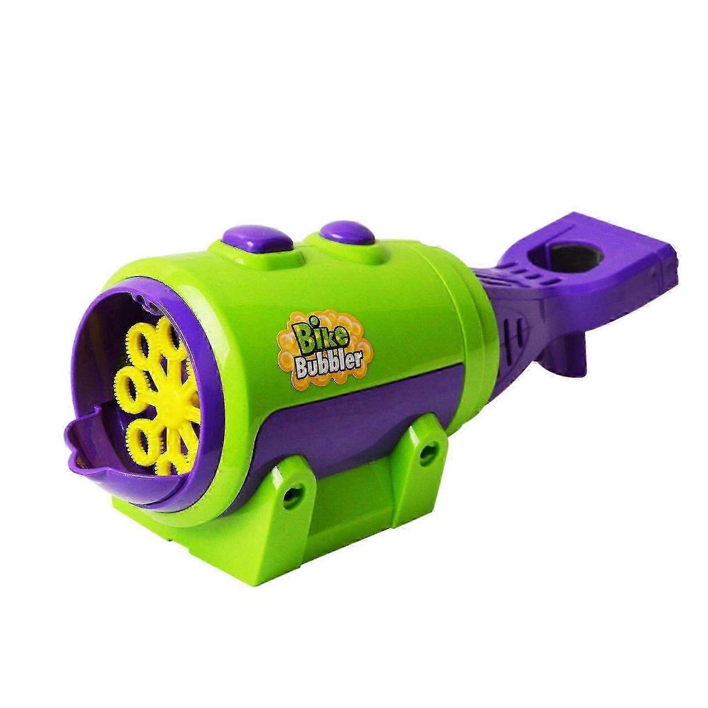 Summer Children's Outdoor Bicycle Hanging Color Electric Bubble Blowing Toy118ml 240309