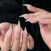 Solid Thickened Cat Paw Nail Tips Press-On Nails Full Coverage Finish Long Medium Length Oval Ballet Shape