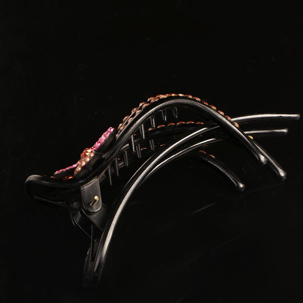 Korean Rhinestone Disk Hair Handmade Shiny Hairgrip Hair Accessories Hair Claws Crystal Hair Clip
