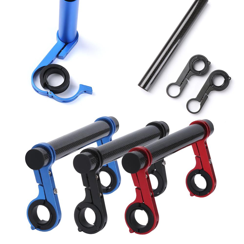 Fashion Lamp Mount Bicycle Double Tube Bracket Bike Handlebar Extender Fiber Aluminum Alloy