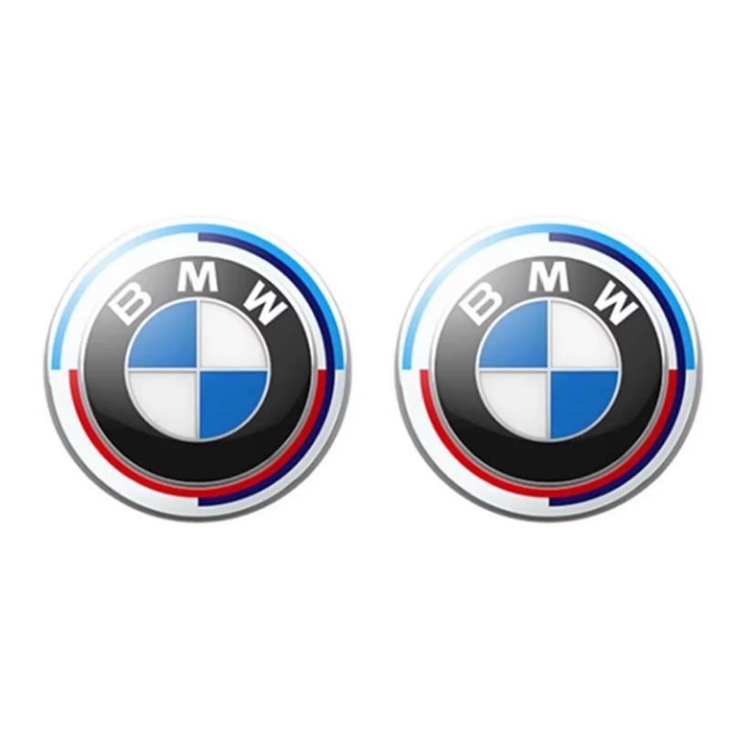 2pcs/set 82mm or 74mm for BMW X1 X3x30f34f36 car hood badge ABS badge accessories for car trunk.2 stuck feet