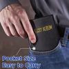 Portable Anti-lost Penny Collection Album Leather 108 Coins Flat Penny Holder Compact Multi-Use Coin Storage Organizer Display
