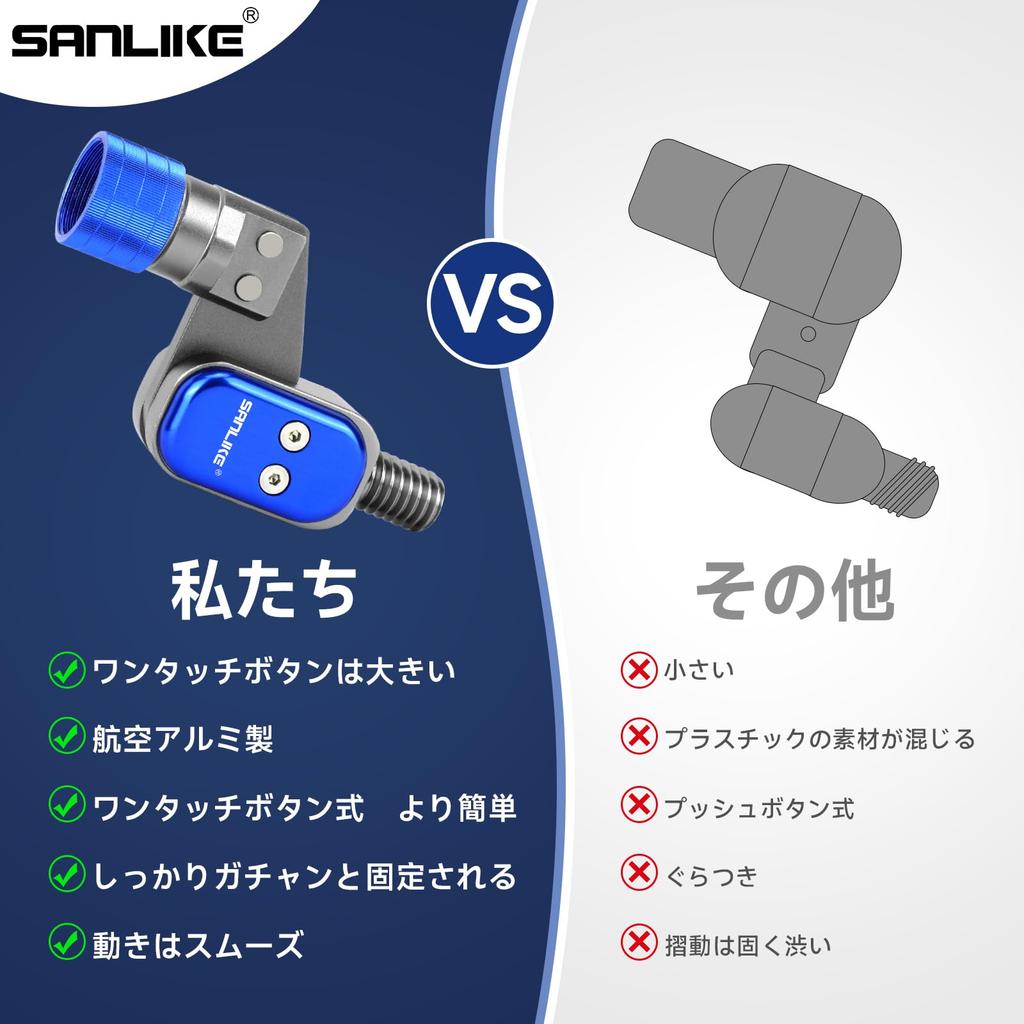 SANLIKE Ash Joint Шарнирная рама Шарнир Большая кнопка Типа шарнира подсачека Авиационный алюминиевый материал Одно касание Одной рукой Управление Ash Net Шарнирные части с