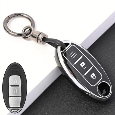 Чехол для ключей из ТПУ для Nissan Qashqai Pulsar March 370Z Micra Juke Note Tiida Wingroad NV200 Leaf Cube, чехол для дистанционного ключа